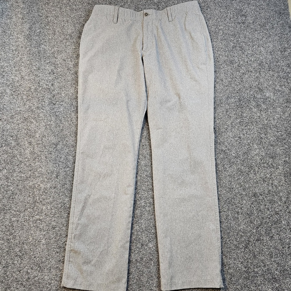 Under Armour Golf Pants Mens 36x32 Gray Performance Stretch Athletic Casual